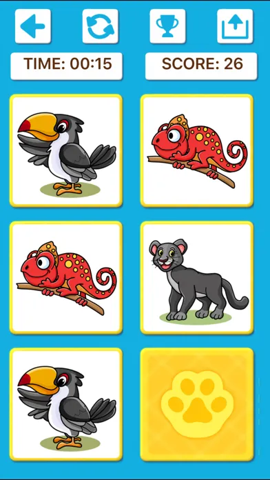 Animal Memory Matching Games应用截图