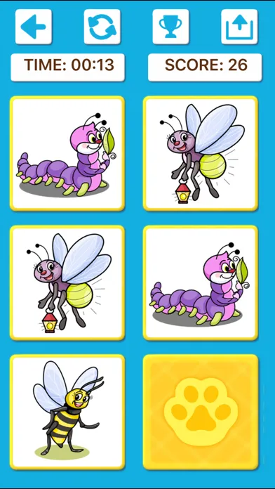 Animal Memory Matching Games应用截图