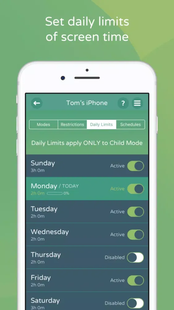 Kidslox Control Screenshots
