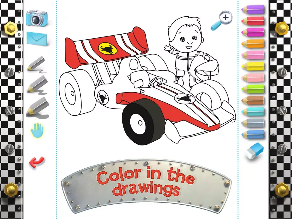 Captures d'écran de Dan's racing car - Little Boy iPad 