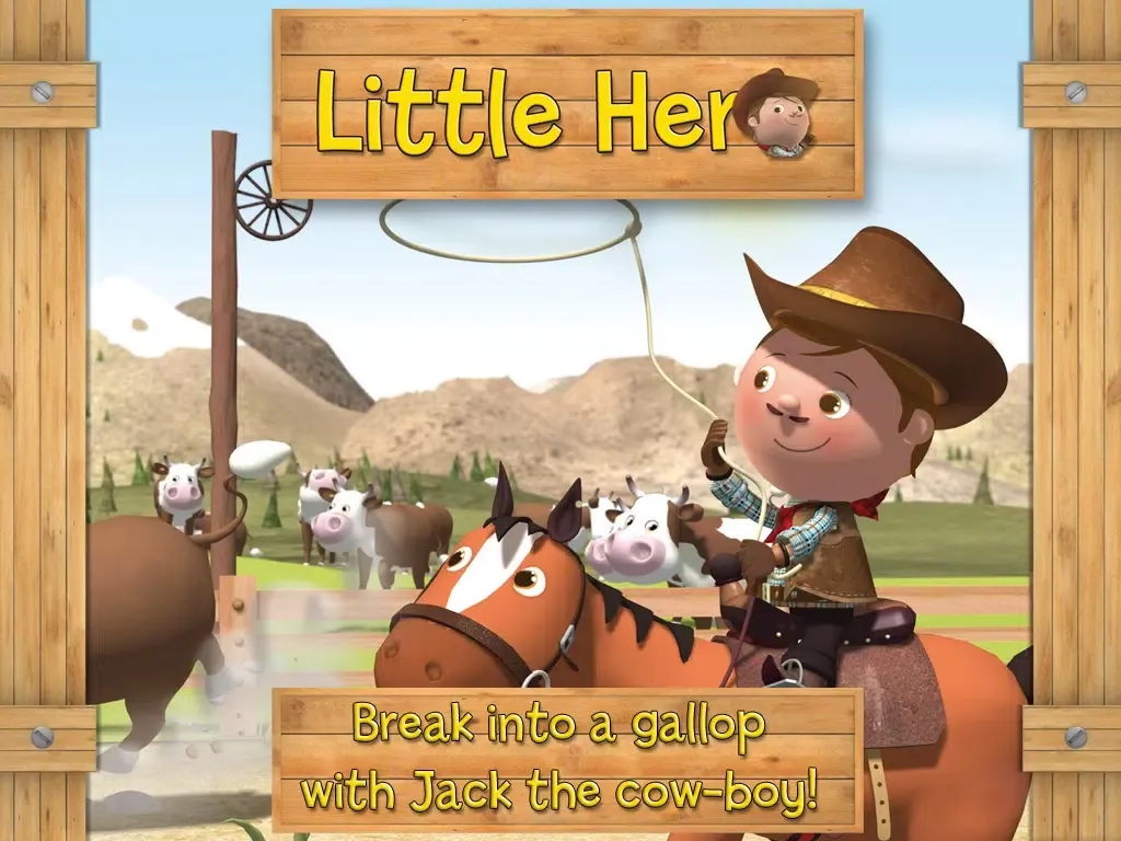 The cow-boy - Little Hero iPad  স্ক্রিনশট