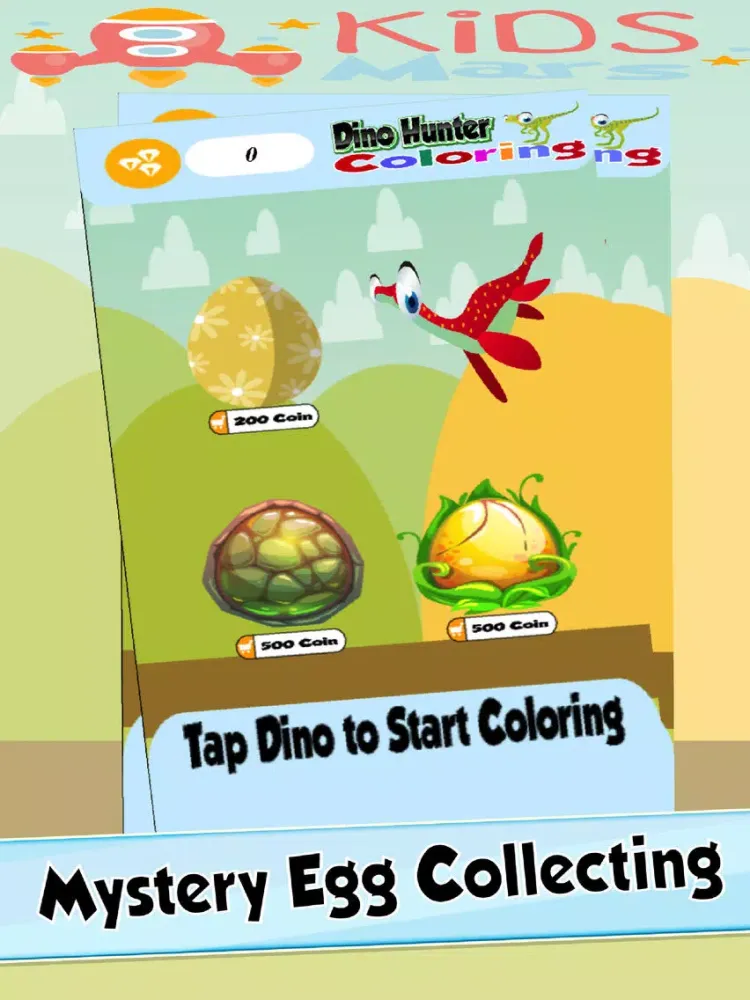 Скриншоты Dino Hunter Coloring Sea Dinosaur Edition iPad 