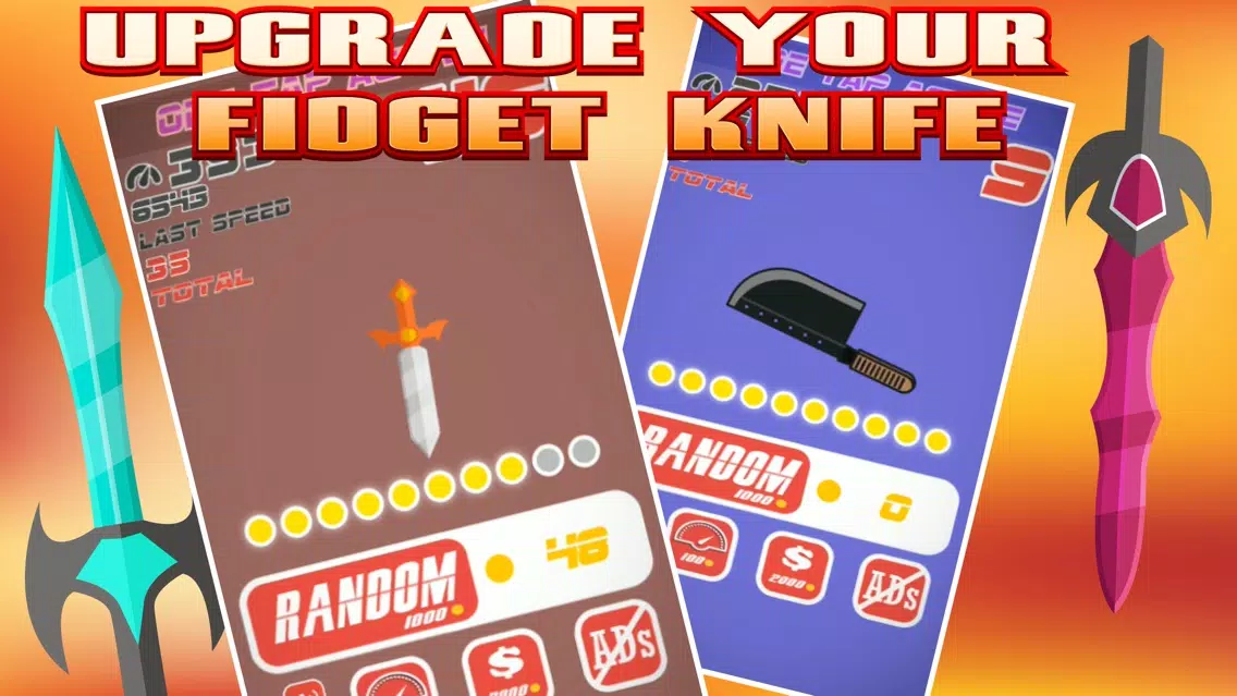 Ảnh chụp màn hình của Fidget Knife Spinner