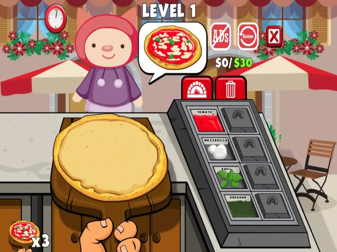 Capturas de pantalla de Cooking game : Pappe Mania iPad 
