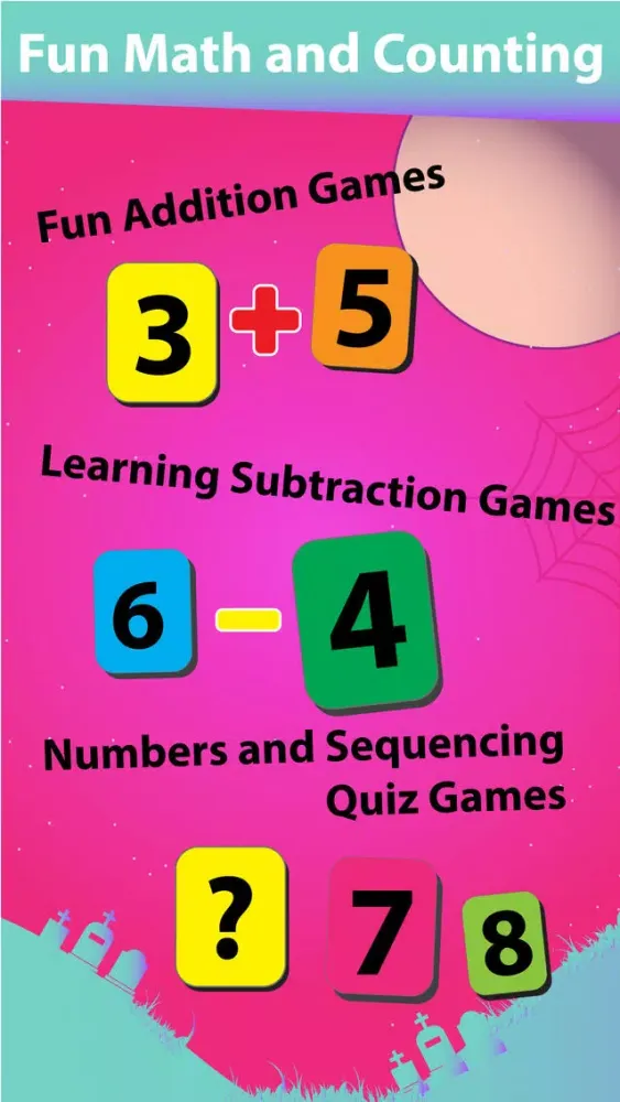 Capturas de pantalla de +1 to 10 Halloween Math