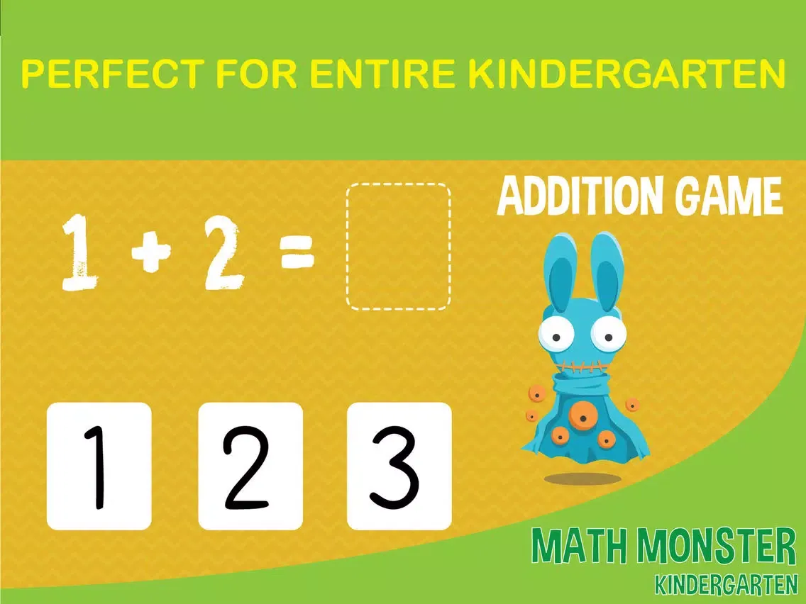 Fun Math games for Kindergarten kids addition and subtraction iPad 应用截图