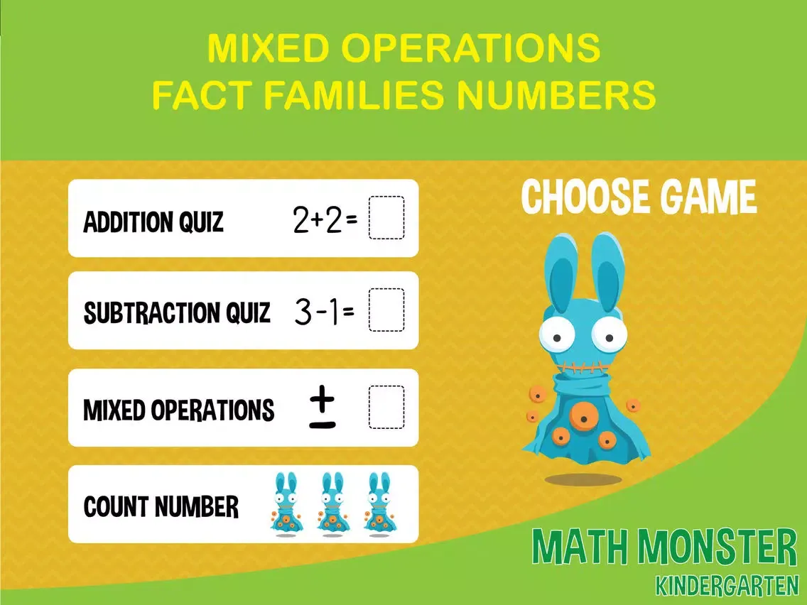 Fun Math games for Kindergarten kids addition and subtraction iPad 应用截图