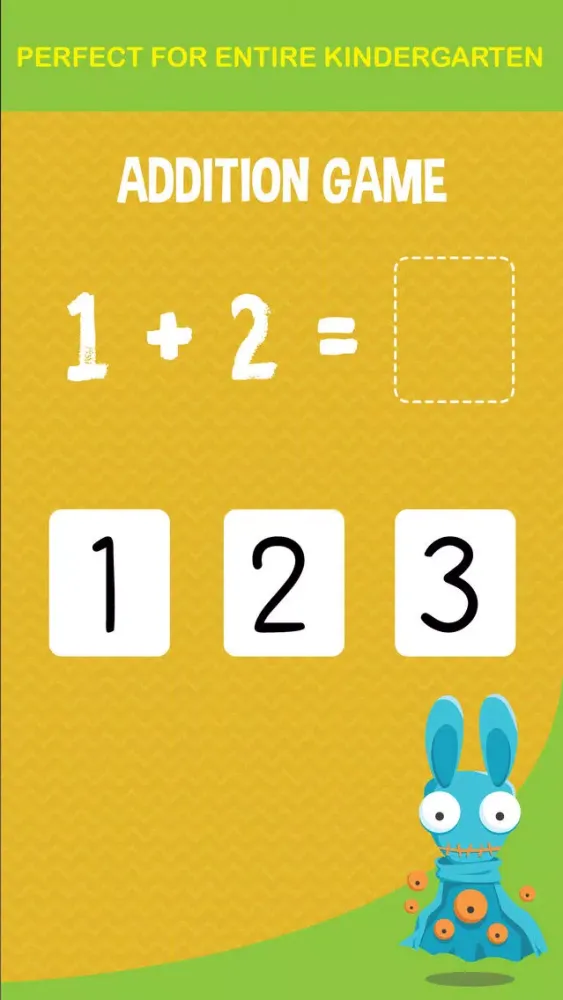 Fun Math games for Kindergarten kids addition and subtraction应用截图