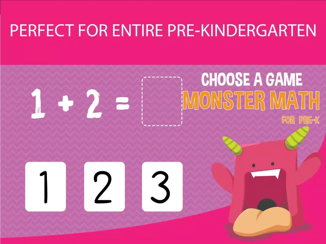 صور Monster Math Games : addition and subtraction games for kids iPad 