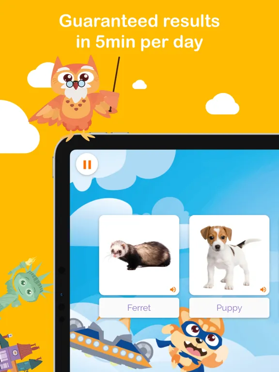 Captures d'écran de Holy Owly English for kids iPad 