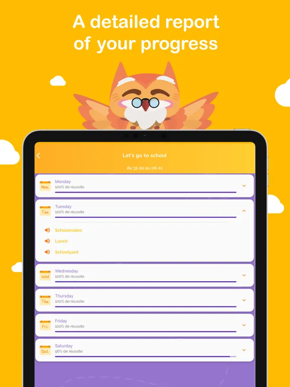 Captures d'écran de Holy Owly English for kids iPad 