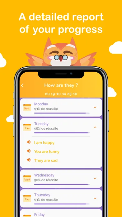 Captures d'écran de Holy Owly English for kids