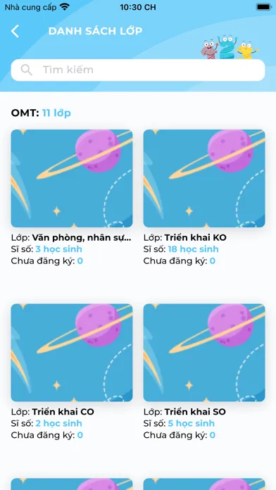 ภาพหน้าจอของ KidsOnline Attendance