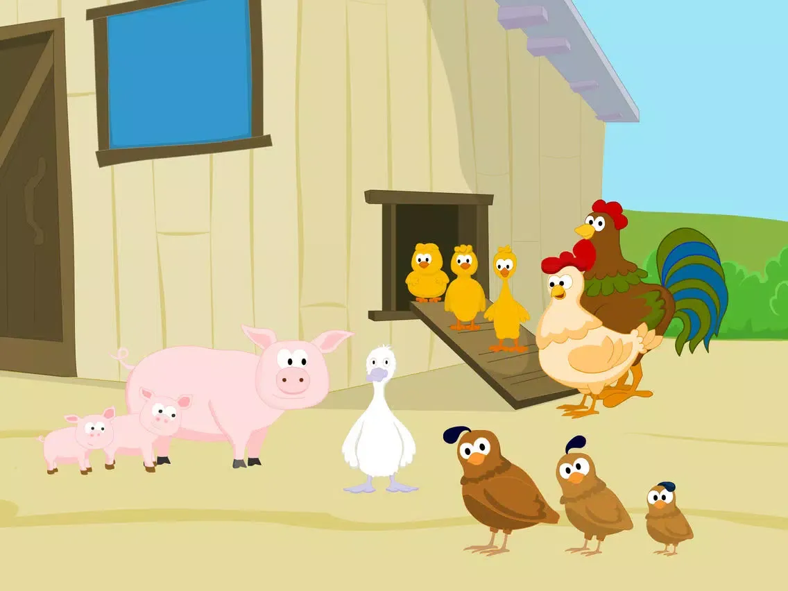 Capturas de tela do Animal Farm Fun iPad 