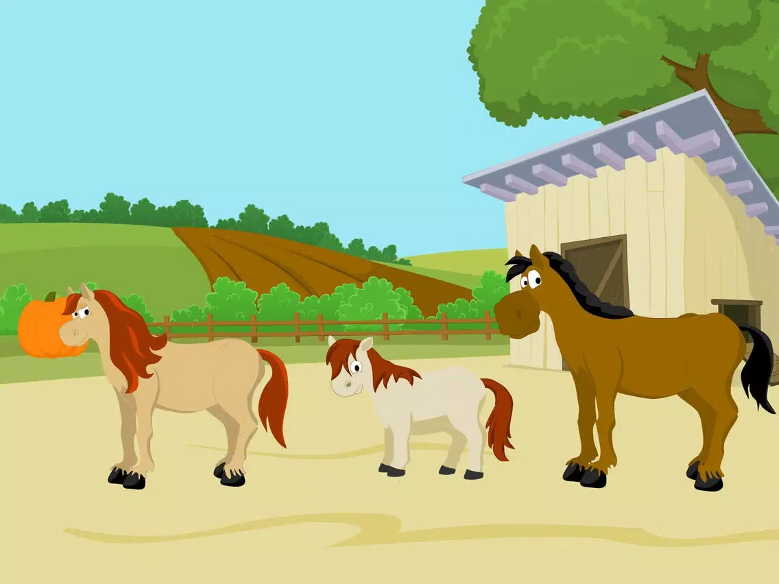 Capturas de tela do Animal Farm Fun iPad 