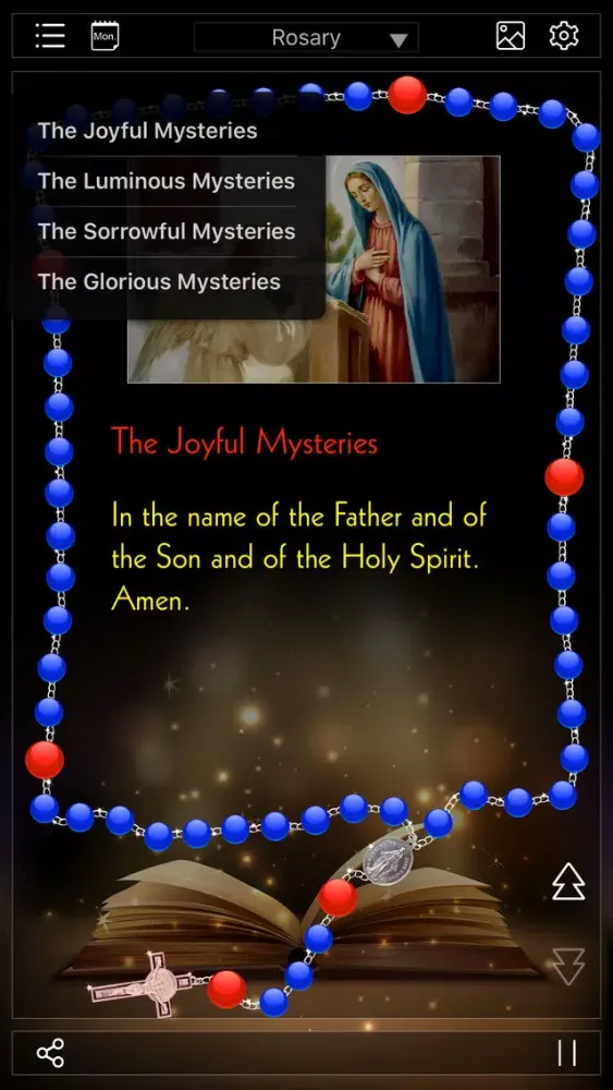 Captures d'écran de Catholic Apps (Rosary, Divine Mercy, Prayer)