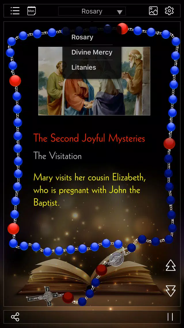Screenshot di Catholic Apps (Rosary, Divine Mercy, Prayer)