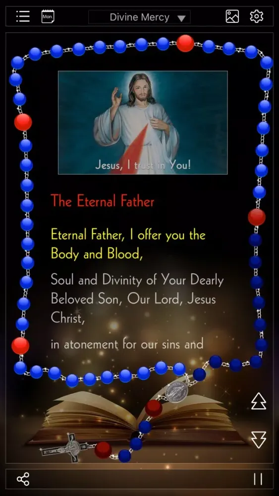 Captures d'écran de Catholic Apps (Rosary, Divine Mercy, Prayer)