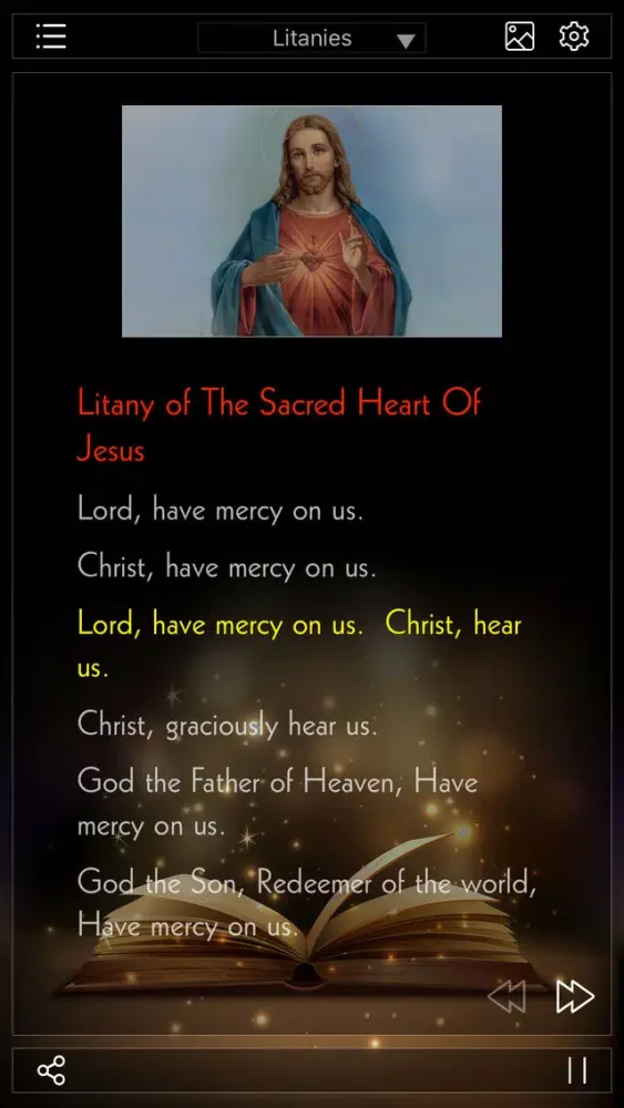 Captures d'écran de Catholic Apps (Rosary, Divine Mercy, Prayer)