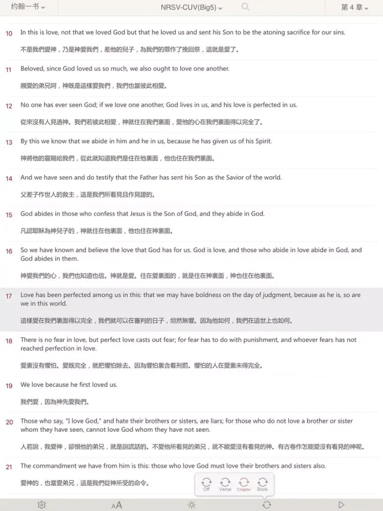 Capturas de pantalla de Bible :Holy Bible NRSV - Bible Study on the go iPad 