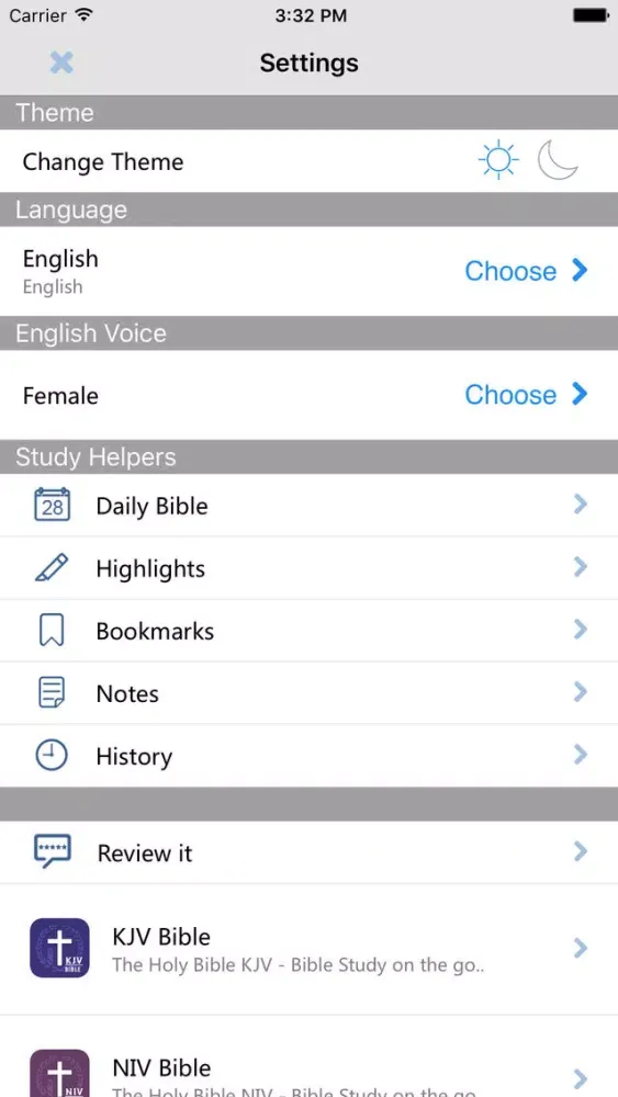 Capturas de pantalla de Bible :Holy Bible NRSV - Bible Study on the go