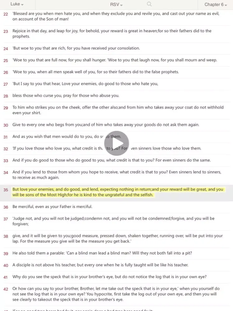 Bible : Holy Bible RSV - Bible Study on the go iPad  سکرین شاٹس