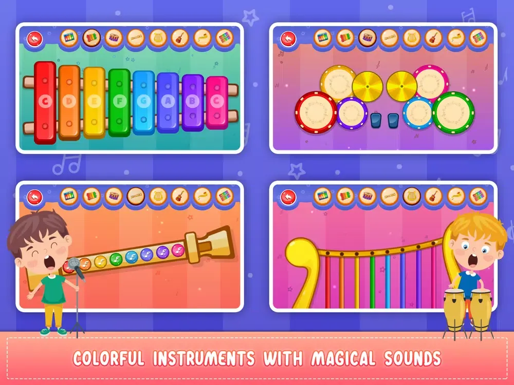 Capturas de tela do Kids piano: Animal Sounds iPad 