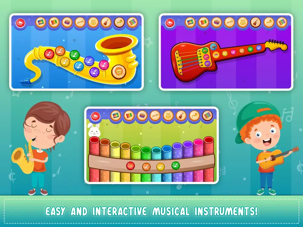 Capturas de tela do Kids piano: Animal Sounds iPad 