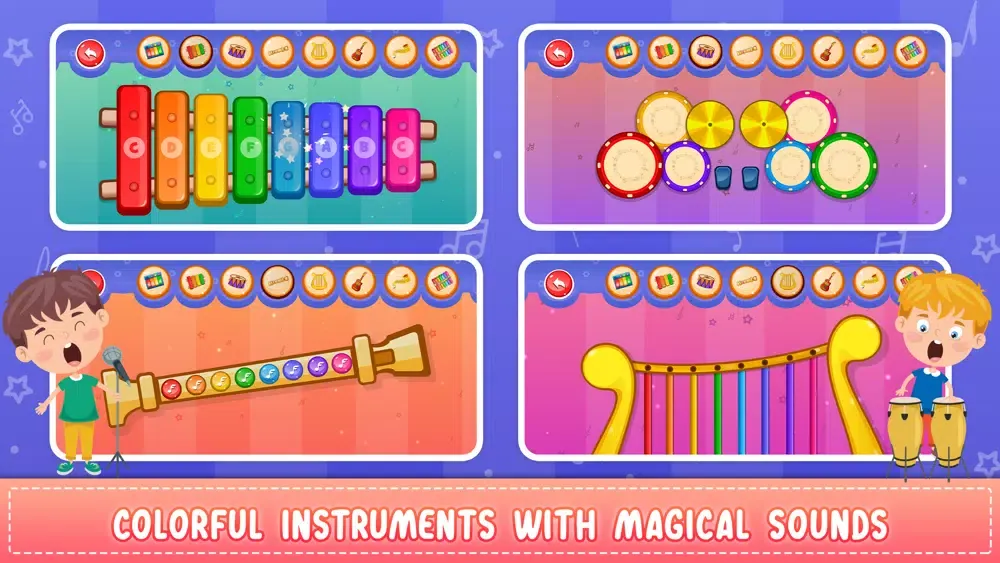 Capturas de tela do Kids piano: Animal Sounds
