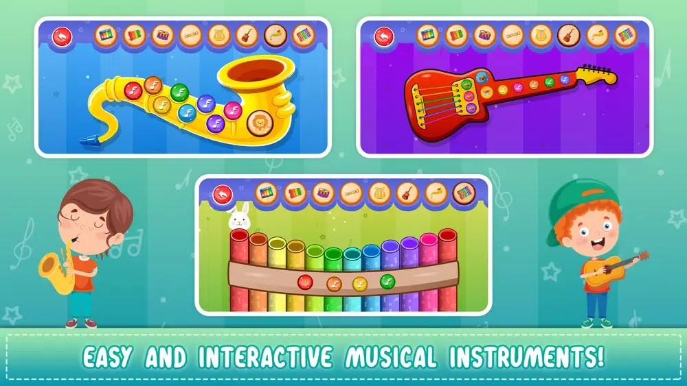 Capturas de tela do Kids piano: Animal Sounds