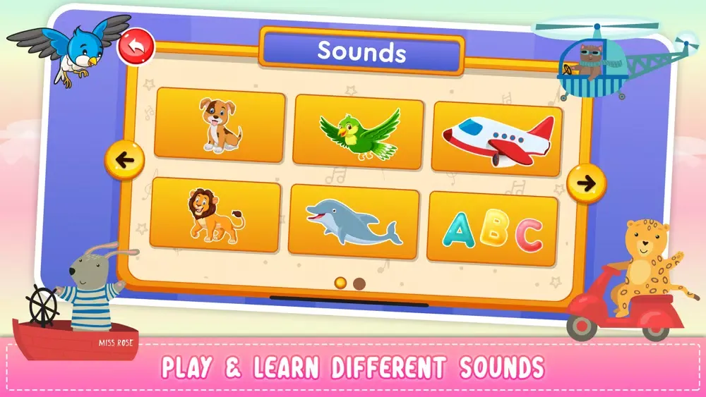 Capturas de tela do Kids piano: Animal Sounds