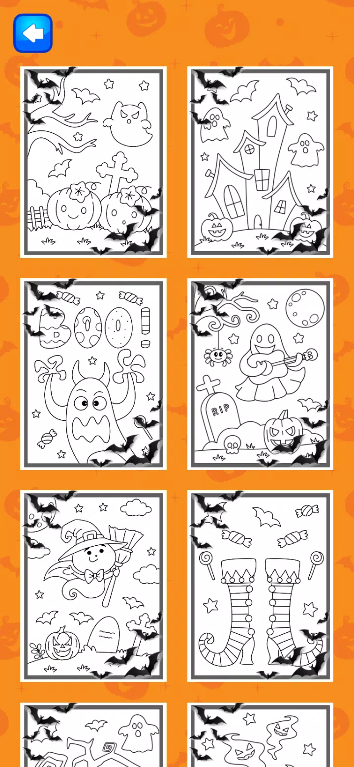 Halloween Coloring Game Screenshots