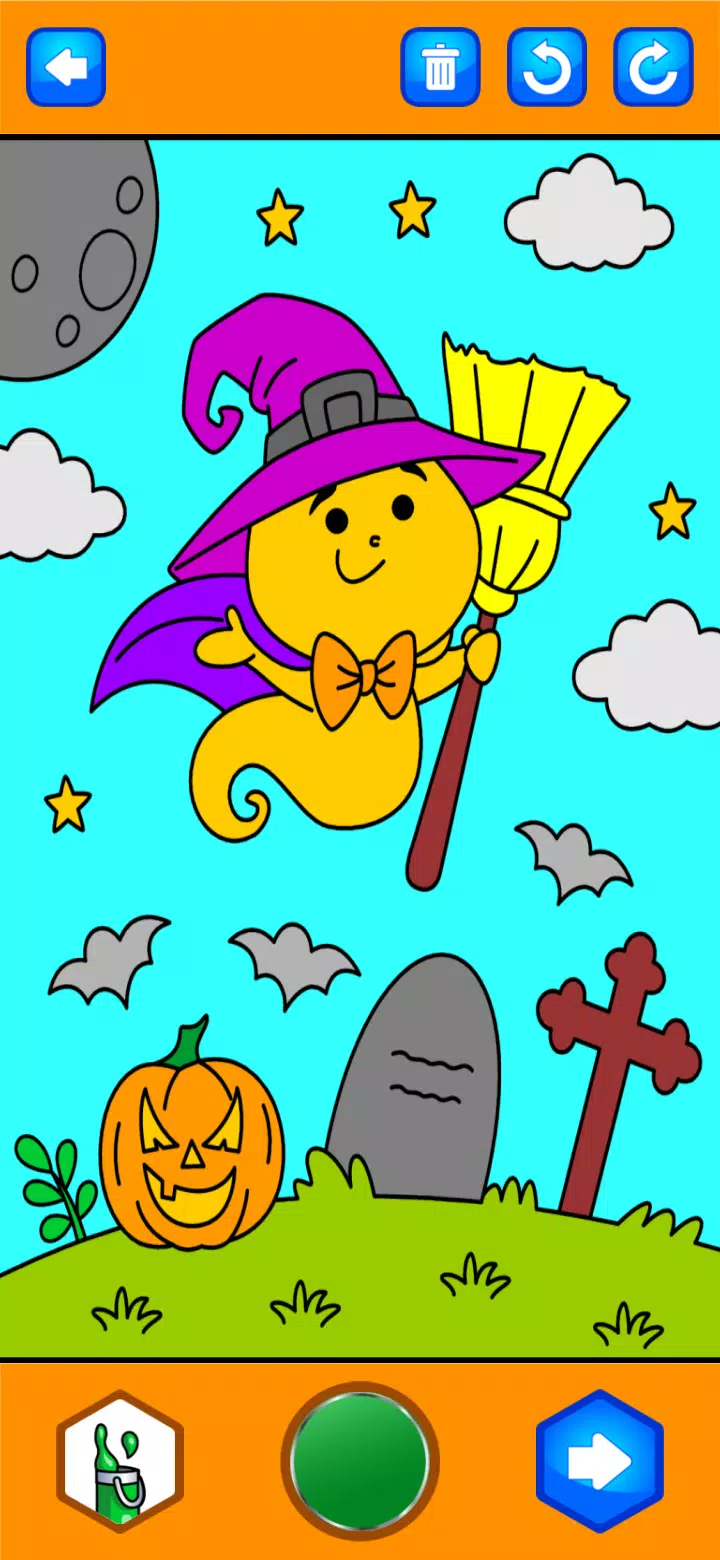 Halloween Coloring Game Screenshots