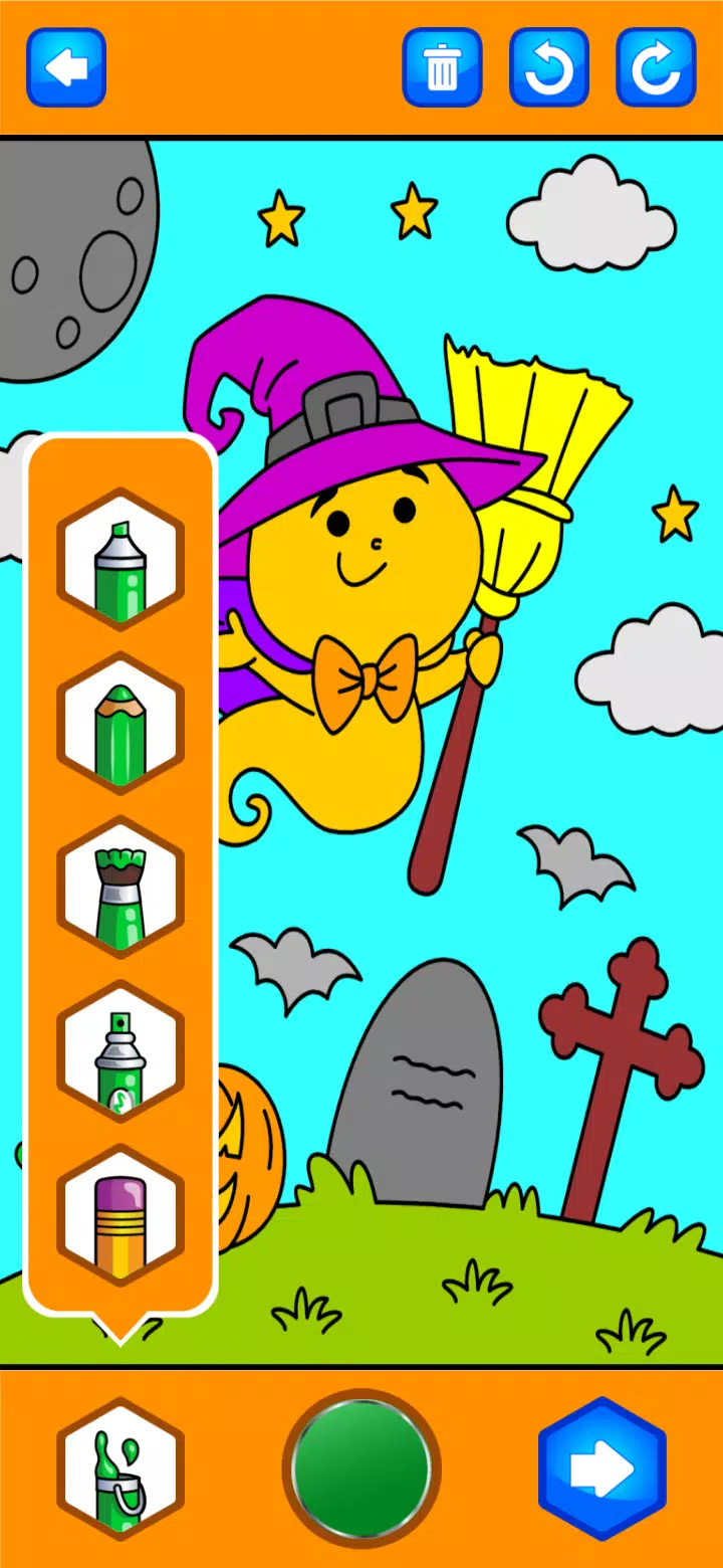 Halloween Coloring Game Screenshots