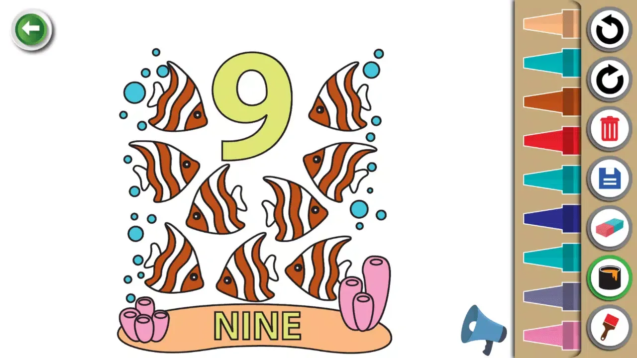 Tangkapan layar Baby Coloring Games for Kids