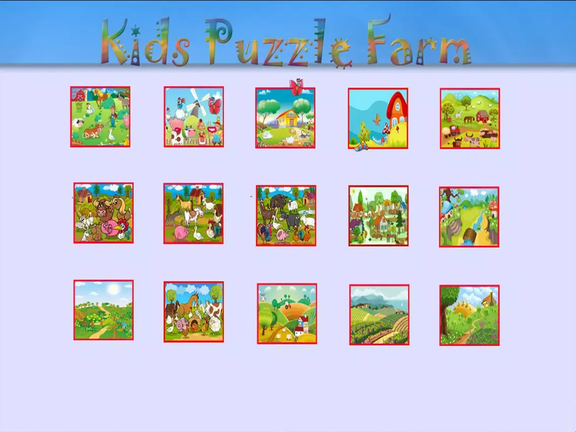 تصاویر Kids Puzzle Farms iPad 