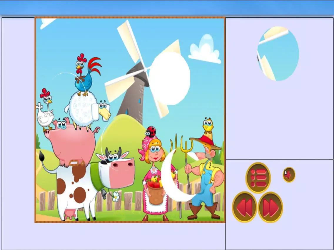 تصاویر Kids Puzzle Farms iPad 