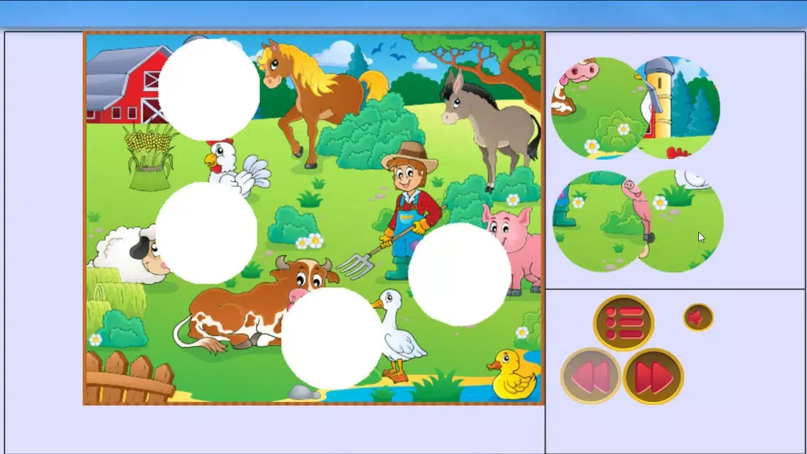 تصاویر Kids Puzzle Farms