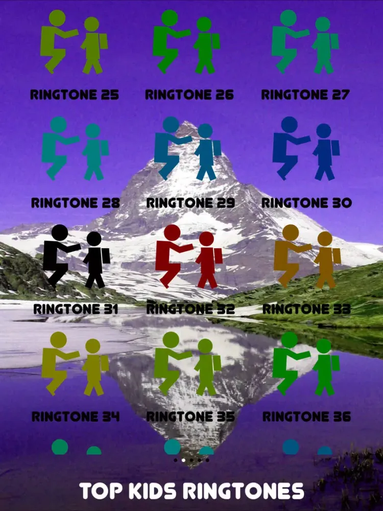 Capturas de tela do Free Top Kids Ringtones iPad 
