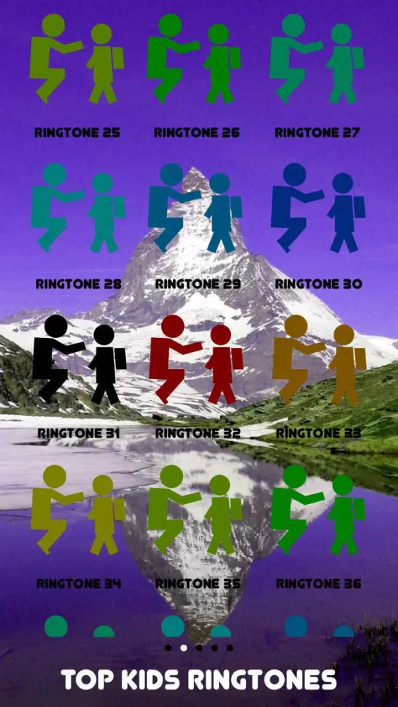 Capturas de tela do Free Top Kids Ringtones