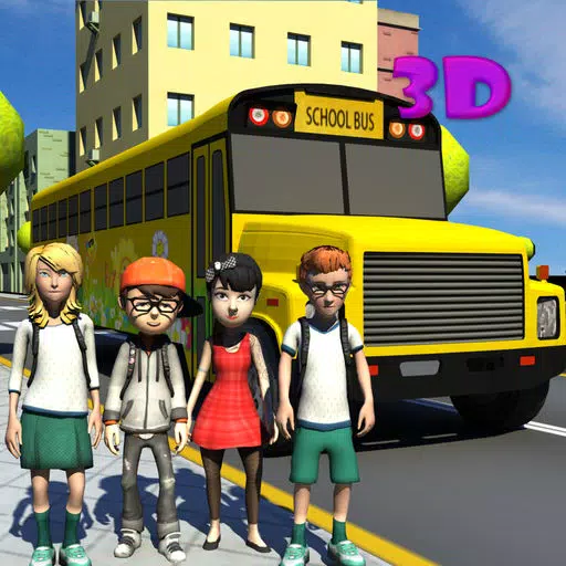 Kids School Bus Learning Driver 3d simulator