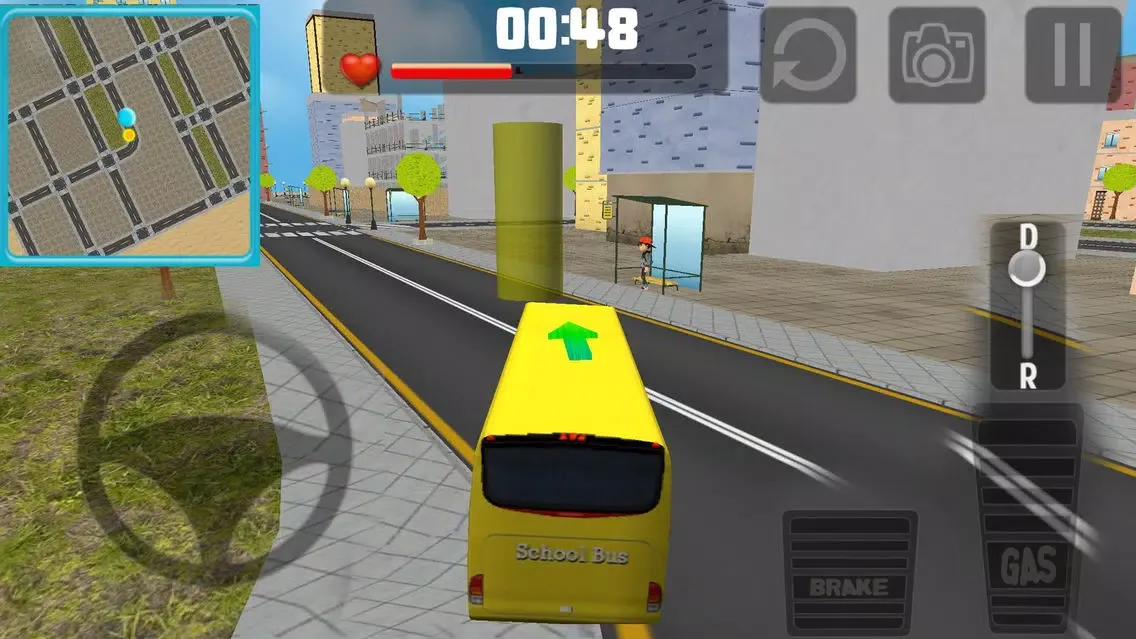 Kids School Bus Learning Driver 3d simulator Screenshots