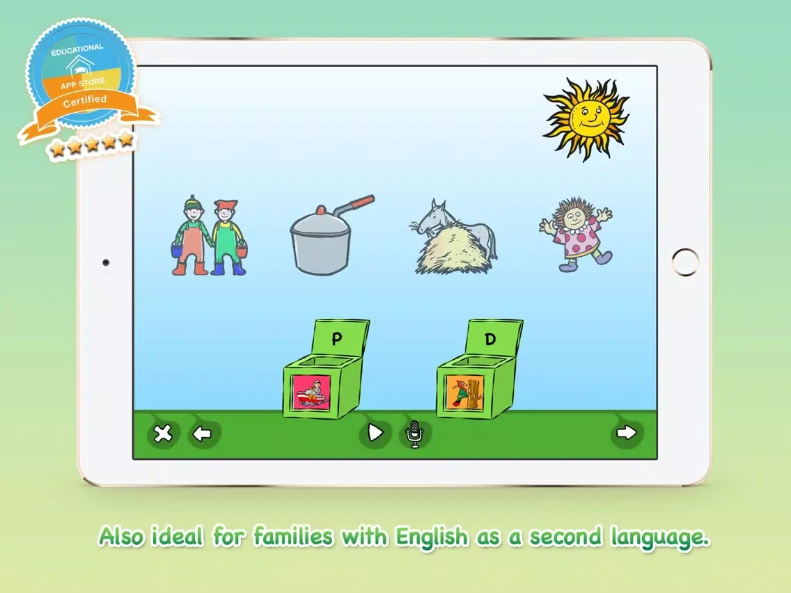 Ảnh chụp màn hình của Kids Sound Lab - D sound of the woodpecker iPad 