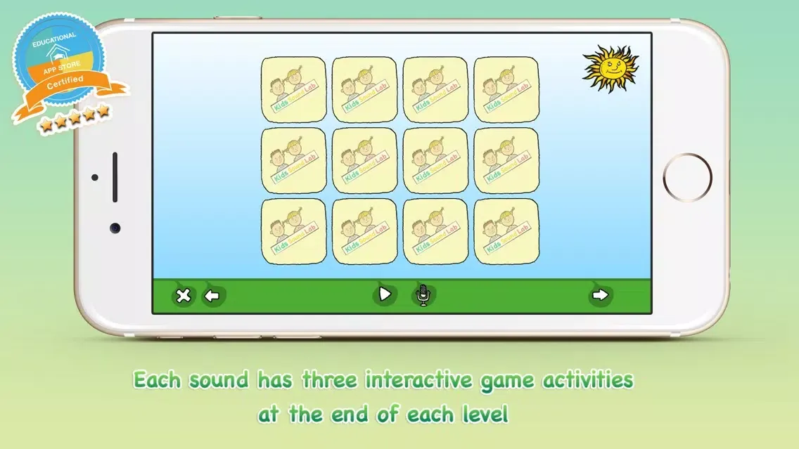 Ảnh chụp màn hình của Kids Sound Lab - D sound of the woodpecker