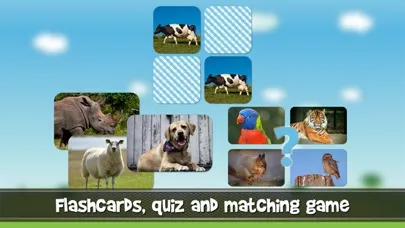 Tangkapan layar Animal sounds and photos for kids and babies - Touch to hear and learn animals sound and names