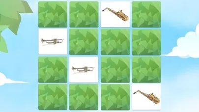 Zrzuty ekranu Musical instruments sounds flashcards and matching pairs game for kids and toddlers