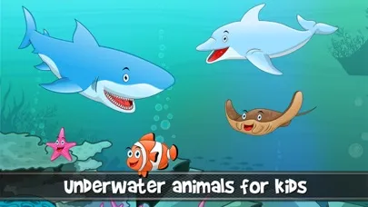 Capturas de tela do Peekaboo animals in the sea, ocean, lake and river for toddlers and babies