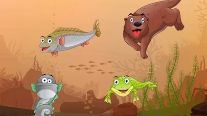 Capturas de tela do Peekaboo animals in the sea, ocean, lake and river for toddlers and babies