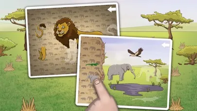 Wild animals in the forest, the jungle and the savannah应用截图