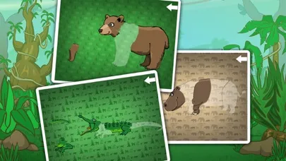 Wild animals in the forest, the jungle and the savannah应用截图